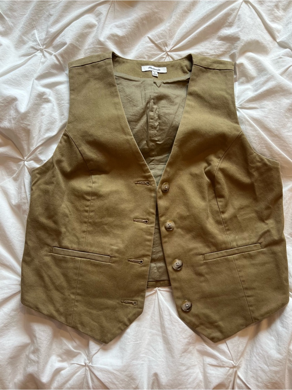Madewell Womens Light Brown Vest
